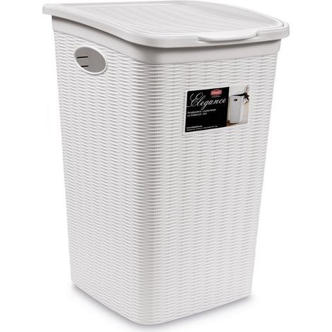 PORTABIANCHERIA 'ELEGANCE' Lt. 50 cm 37 x 38 x H 54,5 bianco (1/3)