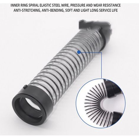Raccords pour tuyaux flexibles - Connecteurs souples - Tuyaux ondulés pour égouts - Accessoires pour balayeuse Bissell 1.0/2.0-2 (1/5)