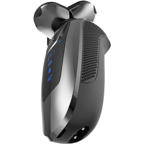 Rasoir électrique pour homme avec tête de rasage 4D, indicateur de charge, rechargeable, polyvalent pour le visage, le nez et les cheveux