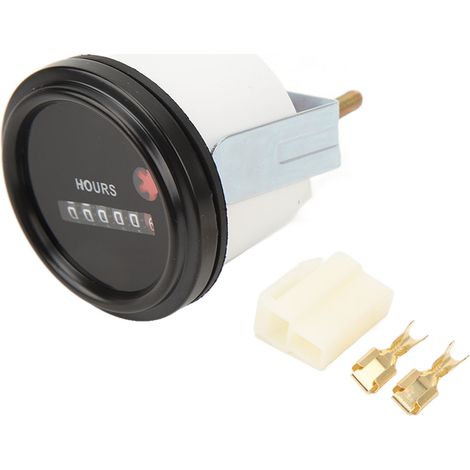 Compteur horaire précis, étanche et transparent, référence 3035766, pour générateur Cummins 6-80 V CC. (1/5)