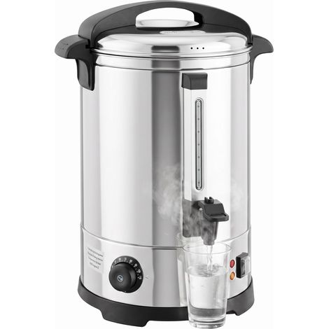 Dispensador de agua caliente 8 L, 1500 W, 30 x 29 x 45 cm, plata (1/5)