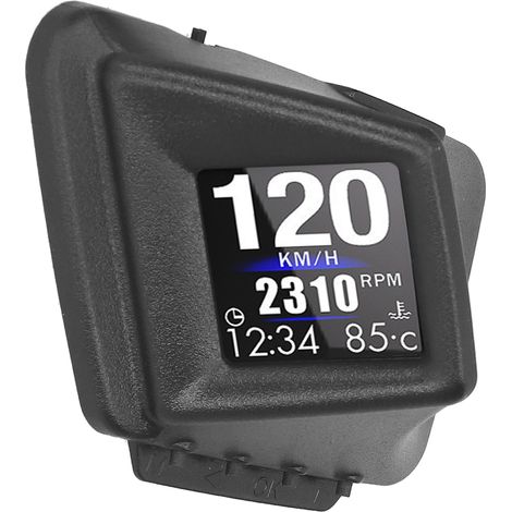 Indicateur numérique multifonctionnel OBD2+GPS pour voiture, alarme de survitesse, compteur intelligent