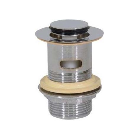 PILETTA OTTONE PER LAVABO CLICK-CLACK CON TROPPO PIENO- 11/4- GHIDI- pezzi 1 (1/2)