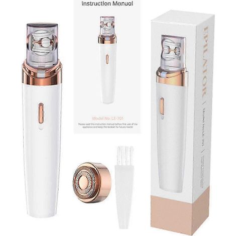 Épilateur facial pour femmes, épilateur corporel pour une utilisation sur peau sèche ou humide-AquaForge (1/4)