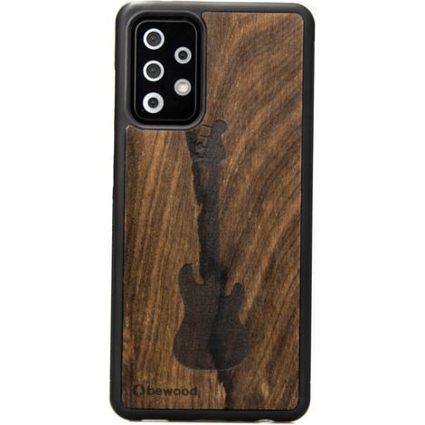 Holzkoffer für Samsung Galaxy A52/A52s 5G, Gitarre Ziricote (1/3)
