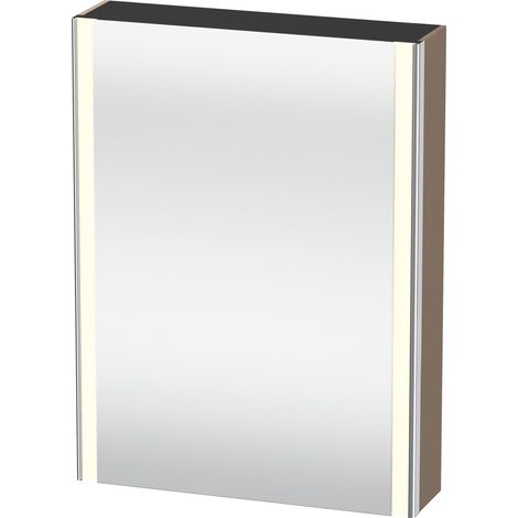 Duravit XSquare armario con espejo con iluminación LED, 1 tope de