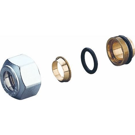 Raccord à compression pour tube cuivre R178 - Diamètre: 16X12mm