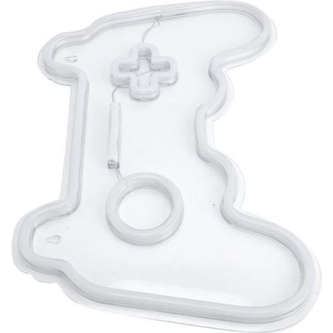 Néon - YOSOO - Manette de jeu - 41x27cm - Écologique - Décoration murale unique (1/4)
