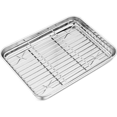 Grillplatte aus Edelstahl mit herausnehmbarem Kühlrost, Grillplatte, D (1/5)