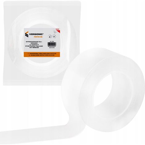 CINTA ACRÍLICA DE DOBLE CARA RESISTENTE 3 cm x 2 m VHB CAUCHO ACRÍLICO