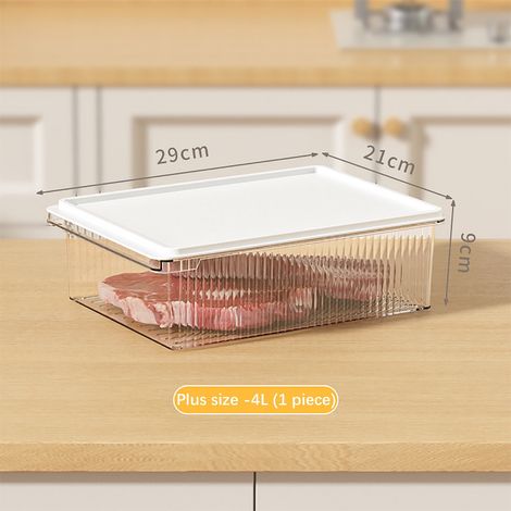 Boîte De Rangement Pour Réfrigérateur - Boîte Hermetique Pour Congélateur - Alimentaire - 29 x 21 x 9 cm - 1 Pièce