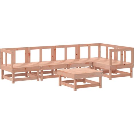Set Salotto da Giardino 6 pz in Legno Massello di Douglas vidaXL (1/5)