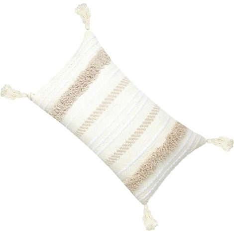 de coussin rectangulaire en coton tissé à la main ornée de (1/5)