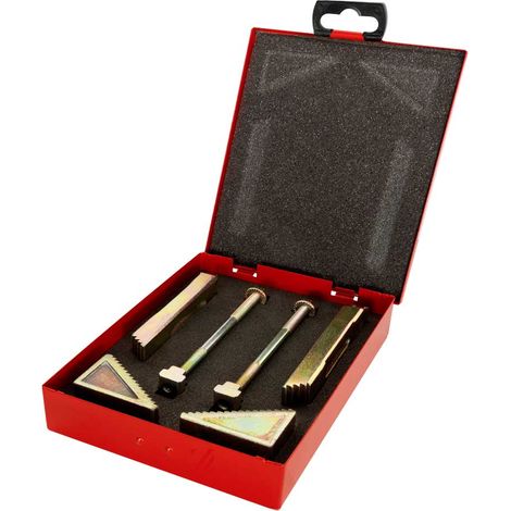 Set 6 staffe staffaggio cava 6 mm x bloccaggio pezzi fresa Holzmann sws6tlgm6