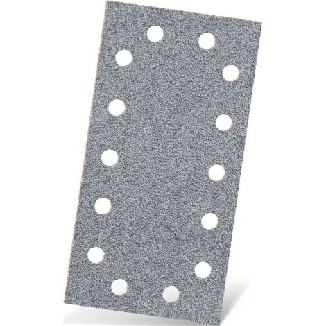 MENZER Platinum Klett-Schleifblätter, 230 x 115 mm, 14-Loch, f. Schwingschleifer, Halbedelkorund (50 Stk.) K400