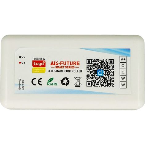 Mini Centralina Tuya Smart Controller Wi-Fi Led Dimmer CCT CW 2 Canale Compatibile Con Alexa Google Home