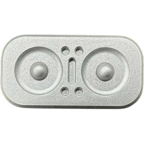 Rotierende Anti-Stress-Eule, EDC, für Erwachsene, silberfarbenes Metall (1/5)