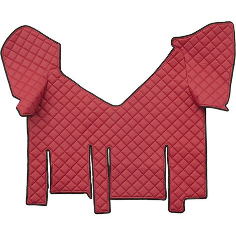 Tappeto centrale in Skeentex - Rosso - compatibile per Iveco Stralis (07/1212/19) automatico, cabina larga, doppio frigo scorrevole - Iveco Stralis XP (09/1612/19) automatico, cabina larga, doppio fri