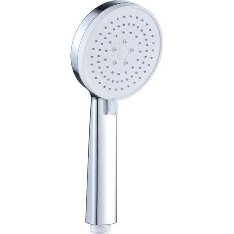 Verstellbare dreistufige Handbrause für die Badewanne, dickflüssiger Handstrahl, große runde, leistungsstarke ABS-Handbrause (1/2)