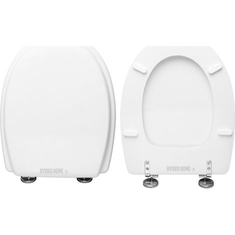 Copriwater Oxa Opera Sanitari legno rivestito in resina poliestere bianco (1/4)