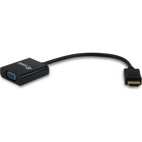 ADAPTADOR HDMI MACHO A VGA HEMBRA CON AUDIO JACK 3.5  EQUIP  11903607