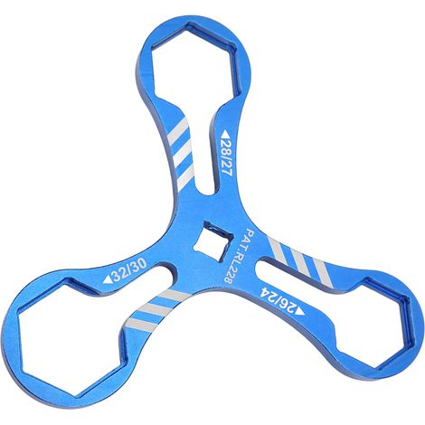 Clé à fourche avant pour VTT, outil de démontage de couvre-épaule pour vélo tout-terrain, compatible 24-32 mm (1/5)