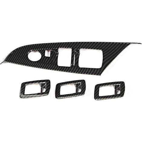 Baguette de finition pour bouton de lève-vitre (4 pièces) côté conducteur, compatible avec BMW X3 F25 2011-2018 (1/5)