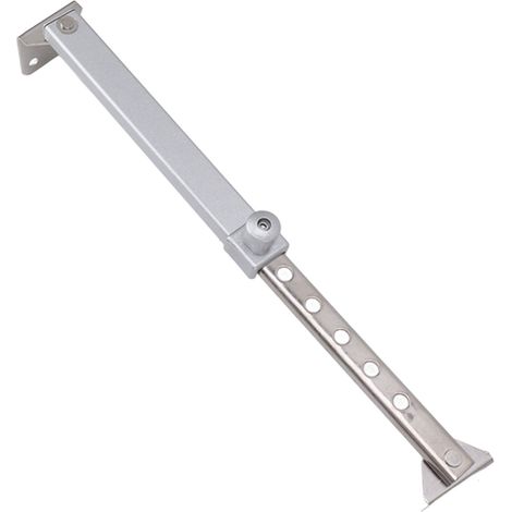 Charnière de fenêtre à battant, support de fenêtre à ouverture par poussée extérieure, en alliage d'aluminium, pour la sécurité des fenêtres résidentielles (modèles 02) (1/5)