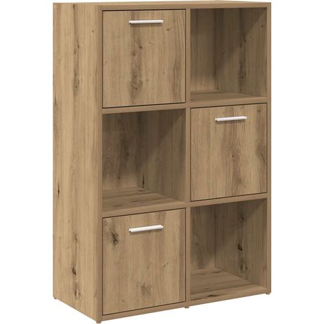 Maison Exclusive - Bücherschrank Artisan-Eiche 60,5x30x90 cm Holz