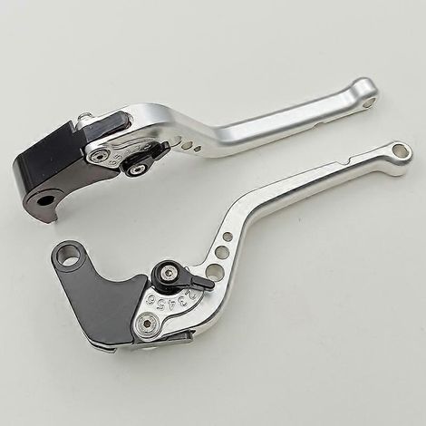 Convient aux motos Suzuki : freins modifiés KATANA, poignées de réglage du klaxon d'embrayage, leviers de frein au guidon (argent 3) (1/5)