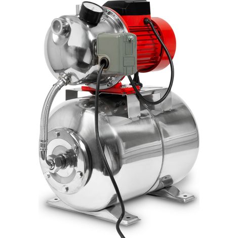Circuit d’eau domestique 3600 L/h 5 bar, pompe 750W, réservoir 24L inox – EBERTH (1/5)