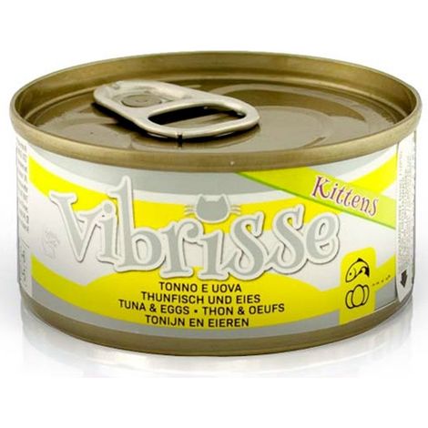 24 boîtes de 70 g chacune: Vibrisse Cat Kittens thon et oeufs 24 boîtes de 70 g chacune