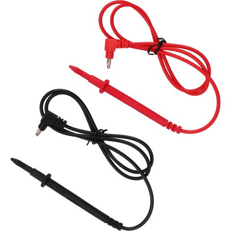 Jeu de 5 pointes de test universelles J.30031 pour multimètre, fiches bananes 2mm 10A, style aiguille, accessoires de mesure (1/5)