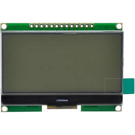 LCD12864 12864-06D, 12864, Module LCD, COG, avec police chinoise, écran matriciel, interface SPI, gris (1/5)