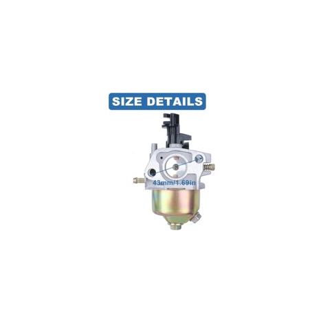 Kit de carburateur pour tondeuse à gazon Honda GX120 GX160 GX168 GX200 avec joint de conduite d'huile, filtre à air, filtre à carburant, écran thermique, bougie d'allumage, 5,5 CV