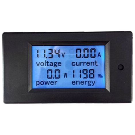 Voltmètre-ampèremètre CC multifonctionnel – Affichage LCD numérique – Testeur et détecteur de courant (1/5)