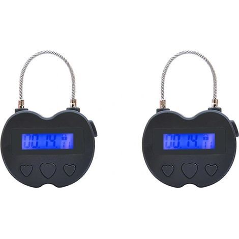 elektronische Reiseschlösser mit intelligentem Timer, LCD-Display und USB-Aufladung (1/5)