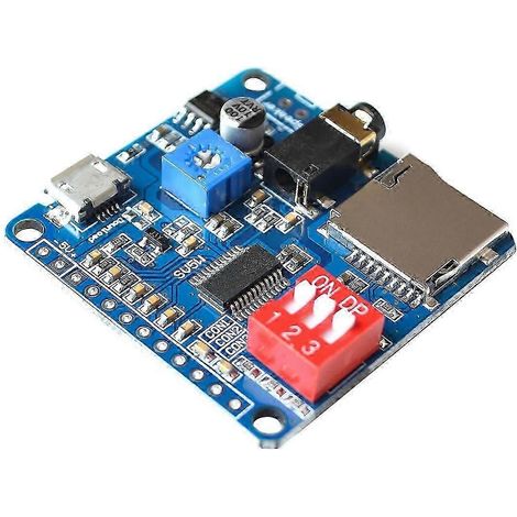 Sprachwiedergabemodul, MP3-Player-Modul, UART-I/O-Trigger, Class-D-Verstärkerplatine 5W DY-SV5W (1/5)
