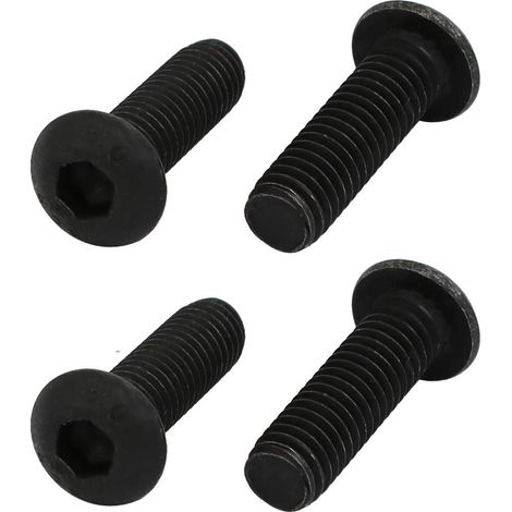 4pcs M6x20mm Vis Filetage à Gauche Vis Mandrin Perceuse Vis Blocage Boulon Classe 10.9 (1/3)