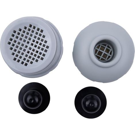 Kit de connexion pour piscine pour Intex avec tuyau de 32 mm de diamètre, connecteur de filtre d'entrée de piscine de 3,2 cm, buse de jet d'entrée de piscine de 3,2 cm (noir)