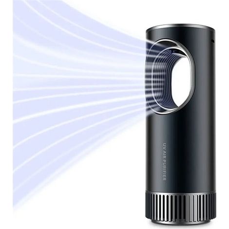 Purificateur D'Air UVC Ozoniseur à Ions Négatifs Désinfectant D'Air Portable Nettoyant Intérieur de Voiture Déodorant pour Voitures