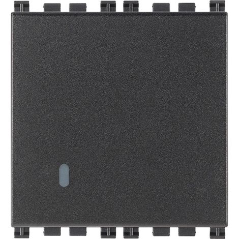 VIMAR - 19008.2 Pulsante 1P NO 10A 2M grigio