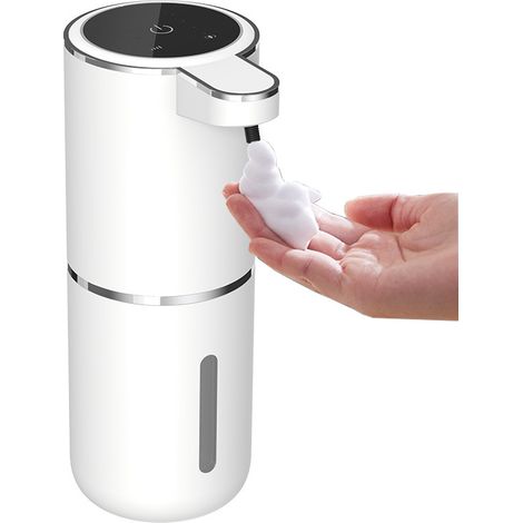 CSPARKV 1 Stück automatischer Seifenspender zur Wandmontage, Seifenspender mit Infrarot-Sensor, wandmontierter, berührungsloser Seifenspender für Badezimmer, Küche, Büro