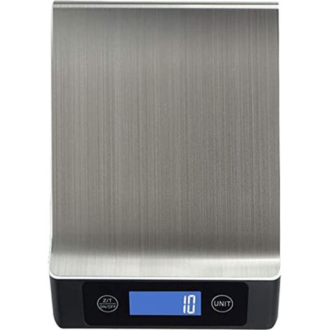 Balance de cuisine numérique - Poids en grammes et en onces - 15 kg - Affichage LCD précis-AquaForge (1/5)