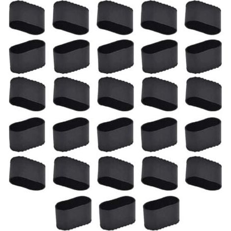 Chair Leg Caps, 28pcs Rectangle Chair Leg Caps, Oval Chair Leg Caps, Table Chair Leg Caps, Silicone Pads, Rubber Chair Leg Caps MUMU