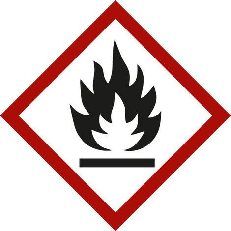 Gefahrstoffsymbol Flamme, Typ: 04105