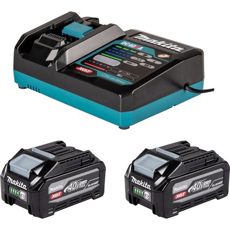 Makita Akku Power Source Kit XGT: 2x BL4040F + DC40RA (1916Y1-1) (1/2)