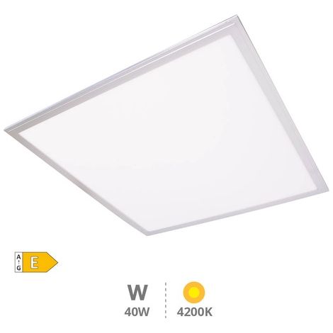 Panel LED Extraplana 42W 4200K níquel 59.5x59.5cm GSC