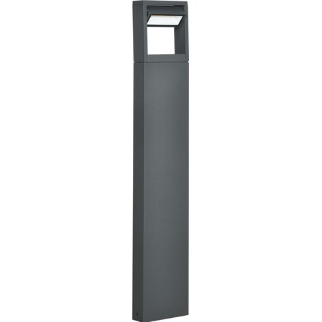 Lampada da giardino a LED 8W 3000K IP65 in alluminio grigio scuro (1/5)