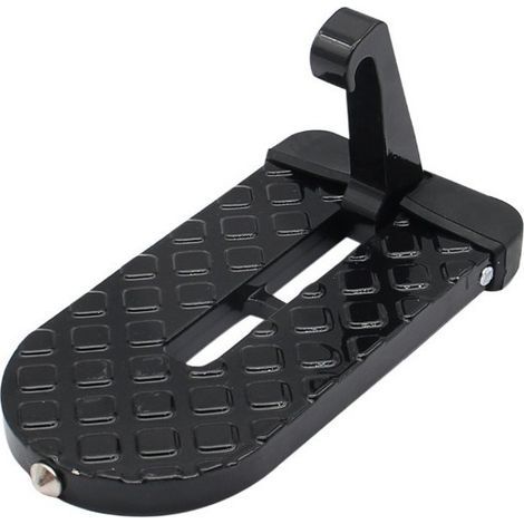 Marchepied de Porte de Voiture, Pédale de Crochet de Véhicule en Forme de U avec Marteau de Sécurité, Marchepieds pour Voiture Jeep Accès Toit (Noir) (1/5)
